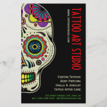 Tätowierungs-Kunst-Geschäfts-Flyer