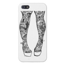 Tattooed legs cloak iPhone 5 hülle