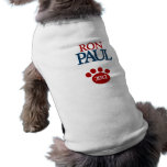 Tatzen für Ron Paul 2012 Hunde-t-shirt