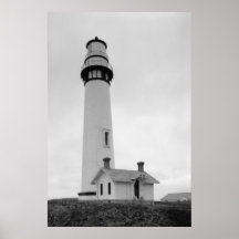 Tauben-Punkt-Leuchtturm Plakatdruck