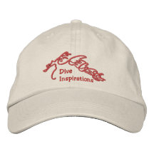 Tauchen-Inspirations-Seedrache-Logo-Hut Bestickte Mütze