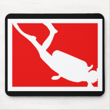 Tauchen-Symbol Mousepad