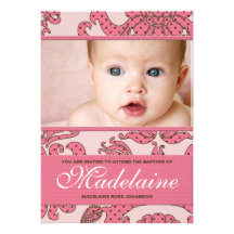 Taufe-Einladung für Baby