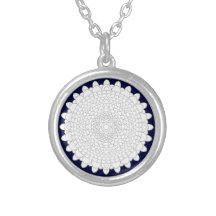 Tausend Blumenblatt-Lotus-Mandala-Halskette