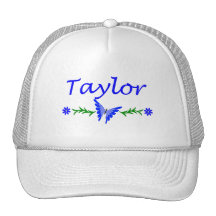 Taylor (blauer Schmetterling) Netzcap