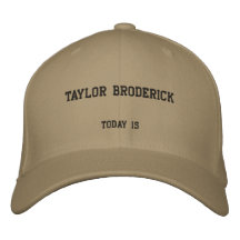Taylor Broderick, ist heute Baseballkappe