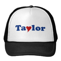 Taylor mit Herzen Truckerkappen