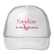 Taylor (rosa Schmetterling) Truckermützen