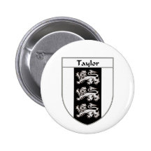 Taylor-Wappen/Familienwappen Anstecknadelbutton