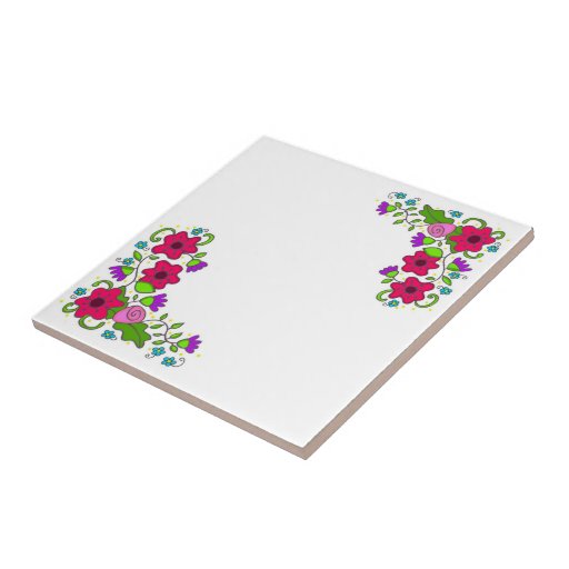 Tba-PREIS - ukrainische Blumenmotiv-Volkskunst Keramikfliese