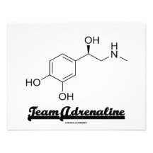 Team-Adrenaline (chemischer Molekül-Spaß) Einladung