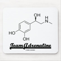 Team-Adrenaline (chemischer Molekül-Spaß) Mousepad