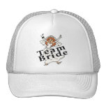 Team-Braut (Braut) Netz Caps