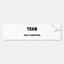 Team groß - Großmutter Auto Sticker
