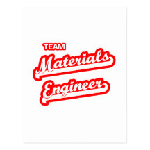 Team-Material-Ingenieur Postkarte