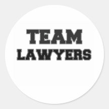 Team-Rechtsanwälte Runder Sticker