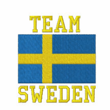 Team Schweden Besticktes Shirt
