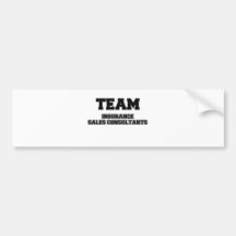 Team-Versicherungs-Verkaufs-Berater Auto Sticker
