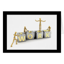 Teamwork - danke zu kardieren karte