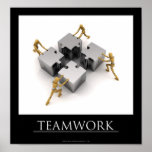 Teamwork-motivierend Plakat