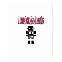 Technik-Technik Postkarte