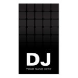 Techno Steigung DJ-Visitenkarten