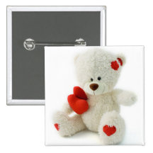 *Teddy Bär Love* niedlicher Teddy Anstecknadelbuttons