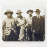 Teddy Roosevelt-Wolf Hunting, 1905 Mousepads