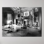 Teddy Roosevelts Jagd Room, 1905 Posterdruck