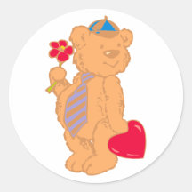 Teddybär Herz teddy bear heart Sticker