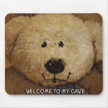Teddybär Mousepad durch Carrollgraphix