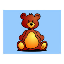 Teddybär Postkarte