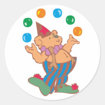 Teddybär teddy bear Jongleur juggler Sticker