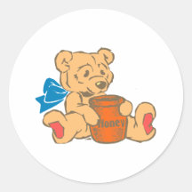 Teddybär teddy bear runde sticker