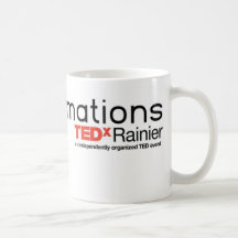 TEDxRainier 2012 Umwandlungs-kleiner Becher (2) Kaffee Tasse