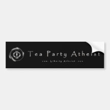 Tee-Party-Atheist Auto Aufkleber