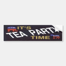 TEE-PARTY-AUFKLEBER AUTO STICKER