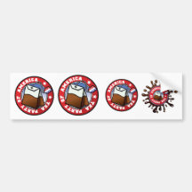 Tee-Party von Amerika Auto Sticker