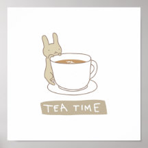 Teezeit Posterdrucke