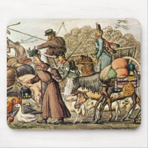 Teil der Verbündeten, die Paris betreten Mousepads