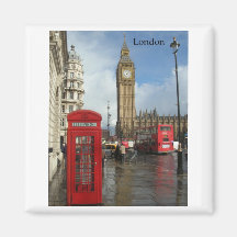 Telefonkasten Londons Big Ben (durch St.K) Magnete