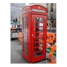 Telefonkasten Postkarte