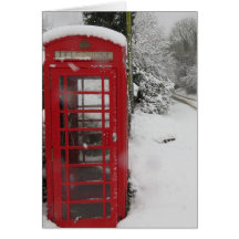Telefonzelle in der Schneefreier raum Anmerkungs-K