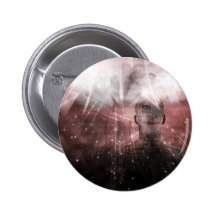 Tempel des Mannes - roter Himmel Button