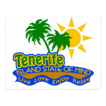 Teneriffa-Staat der Sinnespostkarte