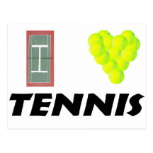 Tennis der Liebe I Postkarte