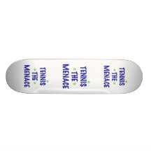 Tennis die Bedrohung Personalisiertes Skatedeck