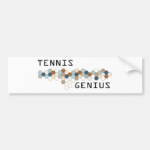 Tennis-Genie Auto Aufkleber
