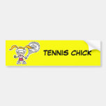 Tennis-Geschenke u. Karten mit niedlichem Cartoonm Autoaufkleber