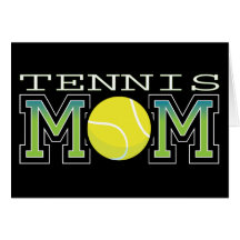 Tennis-Mamma Grußkarte